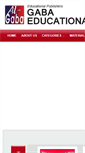 Mobile Screenshot of gabaedu.com