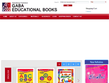 Tablet Screenshot of gabaedu.com